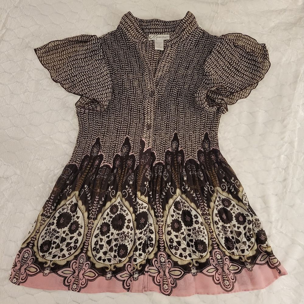 Micro pleat blouse